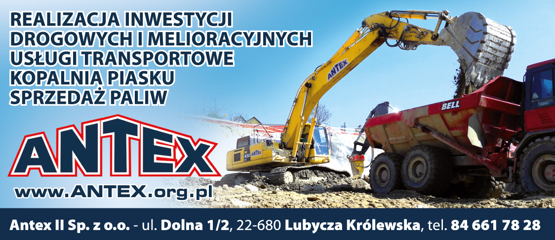 ANTEX II Sp. z o. o. Lubycza Królewska Realizacja Inwestycji Drogowych i Melioracyjnych