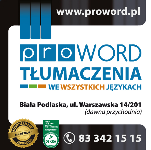 PROWORD Biała Podlaska Tłumaczenia we Wszystkich Językach