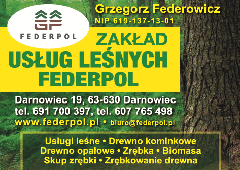 ZAKŁAD USŁUG LEŚNYCH FEDERPOL GRZEGORZ FEDEROWICZ Darnowiec