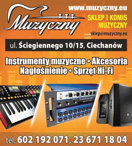 "Muzyczny" Sklep i Komis Muzyczny Ciechanów Instrumenty / Akcesoria / Nagłośnienie / Sprzęt Hi-Fi