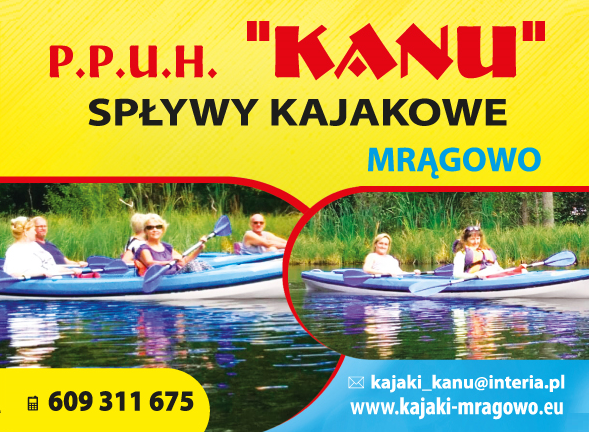 PPUH KANU SPŁYWY KAJAKOWE Mrągowo