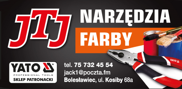 FH JTJ Bolesławiec- NARZĘDZIA, FARBY, SKLEP PATRONACKI YATO 