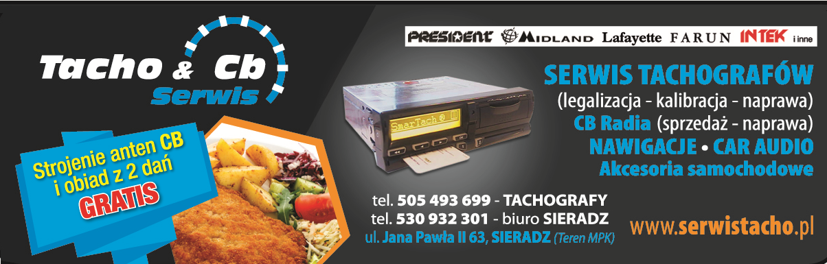 Tacho & Cb Serwis Zduńska Wola, Sieradz* SERWIS TACHOGRAFÓW* Cb Radia* NAWIGACJE * CAR AUDIO* INNE