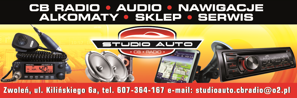 P.H.U. STUDIO AUTO CB RADIO Zwoleń Audio / Nawigacje / Alkomaty / Sklep / Serwis