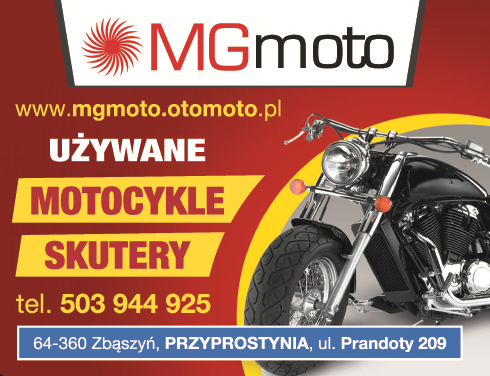 MG MOTO Przyprostynia, Zbąszyń, Nowy Tomyśl-UŻYWANE MOTOCYKLE I SKUTERY