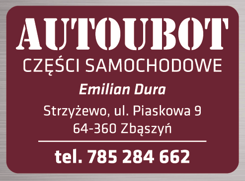 Części samochodowe AUTOUBOT Emilian Dura - Strzyżewo, Zbąszyń, Nowy Tomyśl