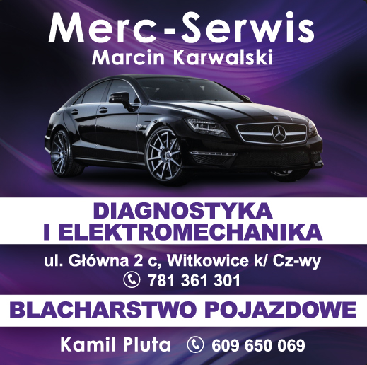 MERC-SERWIS Marcin Karwalski Witkowice / Diagnostyka i Elektromechanika / Blacharstwo Pojazdowe