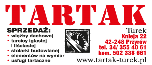 P.P.H.U. TARTAK Michał Turek Przyrów Sprzedaż Więźby Dachowej, Tarcicy, Stolarki Budowlanej