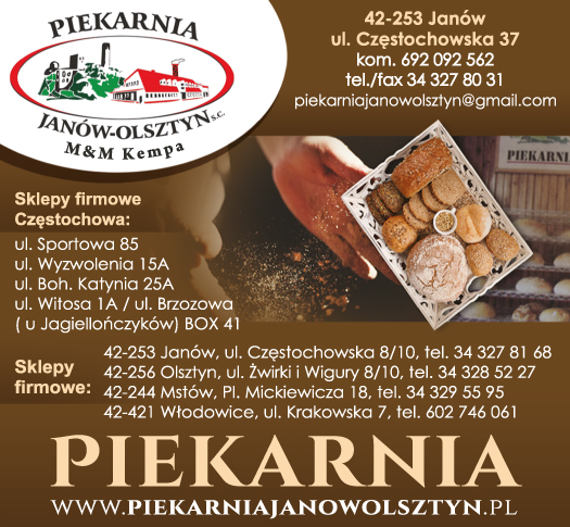 Piekarnia Janów-Olsztyn s.c. M&M Kempa