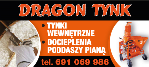 DRAGON TYNK Kobyłczyce Tynki Wewnętrzne / Docieplenia Poddaszy Pianą
