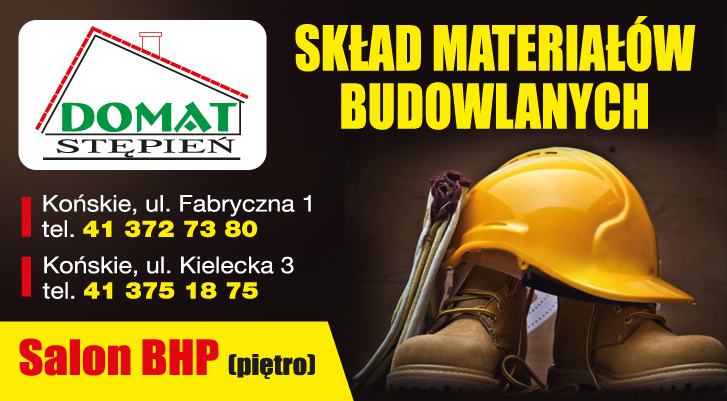 "DOMAT" Stępień Końskie Skład Materiałów Budowlanych / Salon BHP