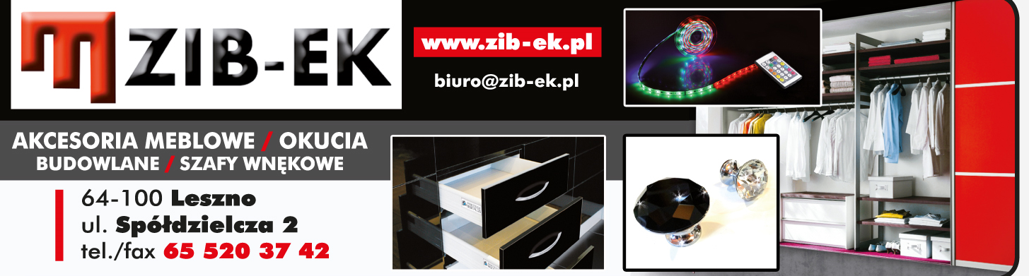 ZIB-EK Przemysław Siebner Leszno Akcesoria Meblowe / Okucia Budowlane / Szafy Wnękowe