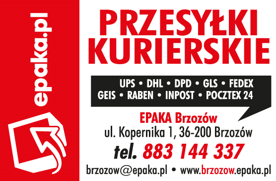 EPAKA.PL PRZESYŁKI KURIERSKIE Brzozów -UPS -DHL -DPD -GLS -FEDEX -GEIS -RABEN -INPOST -POCZTEX 24