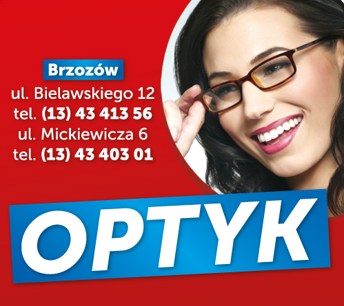 OPTYK BRZOZÓW, ul. Ks.J.Bielawskiego 12, ul. Mickiewicza 6 - HANDEL I USŁUGI FOTOOPTYCZNE