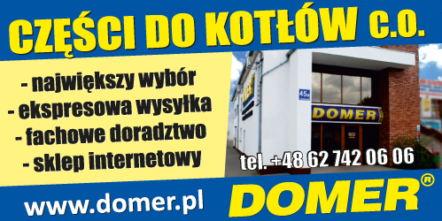 DOMER ® Spółka Jawna Pleszew Części do Kotłów C.O.