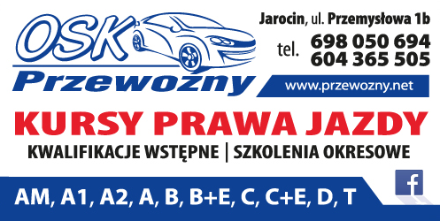 Ośrodek Szkolenia Kierowców Przewoźny Jarocin Kursy Prawa Jazdy