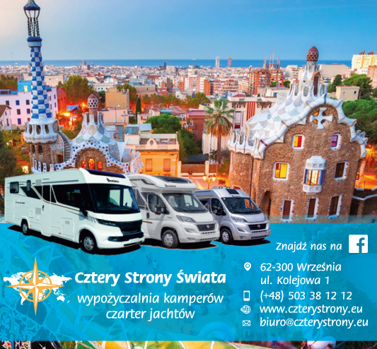 CZTERY STRONY ŚWIATA Września Wypożyczalnia Kamperów / Czarter / Jachtów