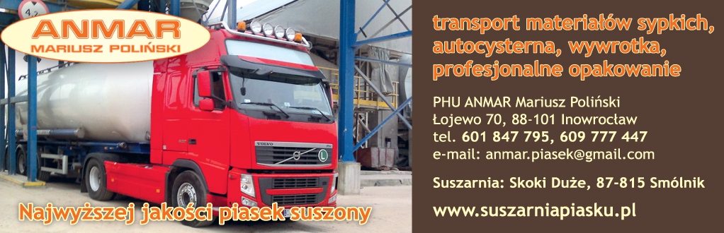 ANMAR MARIUSZ POLIŃSKI TRANSPORT MATERIAŁÓW SYPKICH Inowrocław