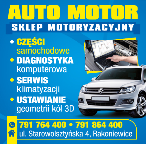 AUTO-MOTOR Sklep Motoryzacyjny Rakoniewice Części Samochodowe / Diagnostyka Komputerowa