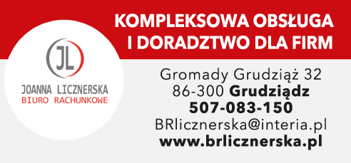 BIURO RACHUNKOWE Joanna Licznerska Grudziądz Kompleksowa Obsługa i Doradztwo dla Firm