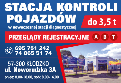 Stacja Kontroli Pojazdów Kłodzko Przeglądy Rejestracyjne A / B / T