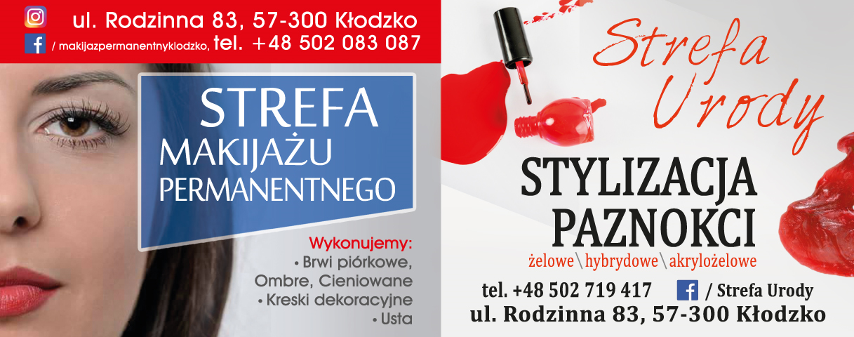 STREFA URODY Kłodzko Stylizacja Paznokci / Makijaż Permanentny
