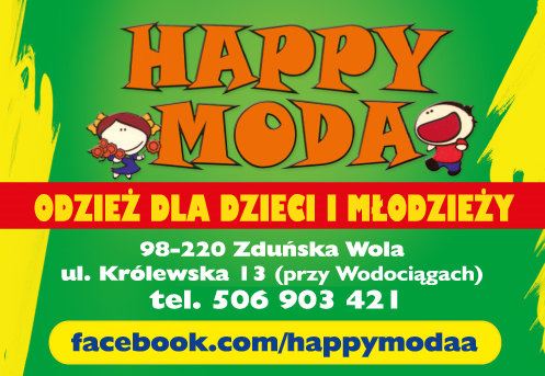 HAPPY MODA Zduńska Wola Odzież Dla Dzieci i Młodzieży