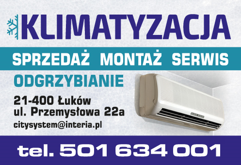 CITY SYSTEM SECURITY Łuków Sprzedaż / Montaż / Serwis / Odgrzybianie Klimatyzacji