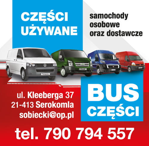 CZĘŚCI SAMOCHODOWE SEROKOMLA Części Używane do Samochodów Osobowych i Dostawczych / Bus Części