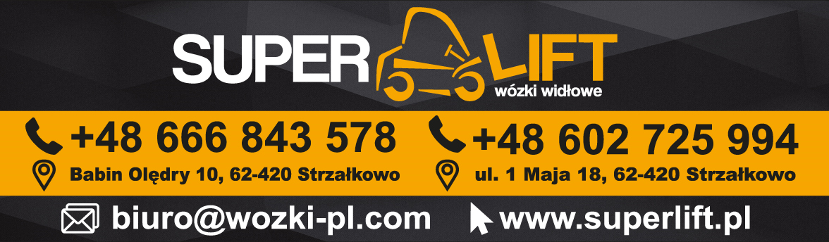 SUPERLIFT Strzałkowo Wózki Widłowe / Używane / Nowe / Opony / Osprzęt