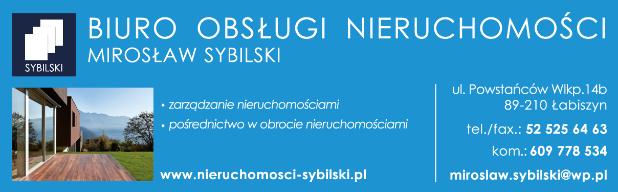 BIURO OBSŁUGI NIERUCHOMOŚCI Mirosław Sybilski Łabiszyn Zarządzanie Nieruchomościami