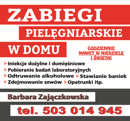Indywidualna Działalność Pielęgniarska Barbara Zajączkowska Chełm Zabiegi Pielęgniarskie w Domu