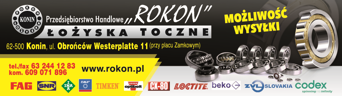 Przedsiębiorstwo Handlowe "ROKON" Konin Łożyska Toczne