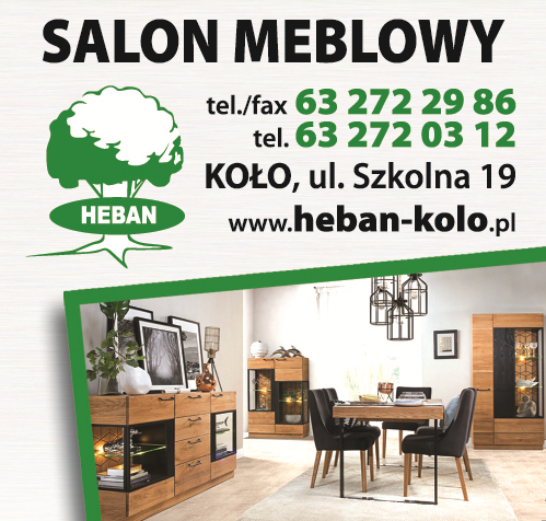 SALON MEBLOWY "HEBAN" w Kole Dystrybucja Mebli