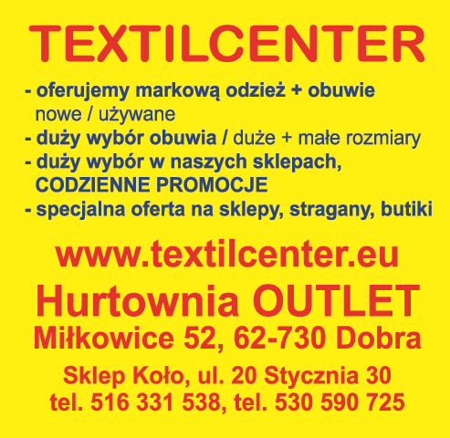  TEXTILCENTER Miłkowice Markowa Odzież i Obuwie