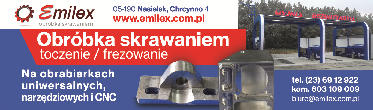 Przedsiębiorstwo Produkcyjno-Usługowo-Handlowe "Emilex" Chrcynno Obróbka Skrawaniem