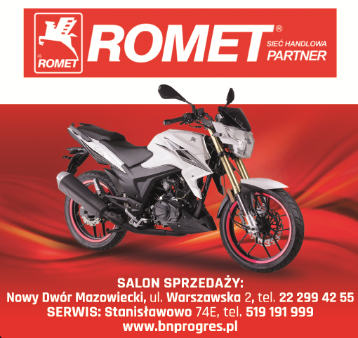 BNProgres ROMET Nowy Dwór Mazowiecki Salon Sprzedaży i Serwis