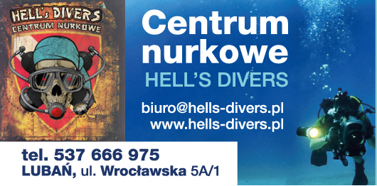 CENTRUM NURKOWE HELL'S DIVERS  LUBAŃ - Nurkowanie: rekreacyjne; techniczne, Szkolenia ratownicze