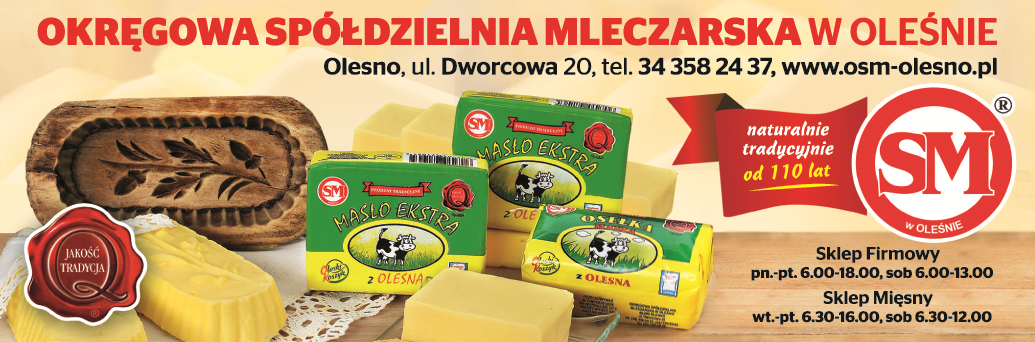 OKRĘGOWA SPÓŁDZIELNIA MLECZARSKA W OLEŚNIE