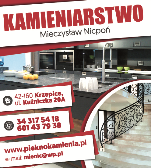 KAMIENIARSTWO Mieczysław Nicpoń Krzepice