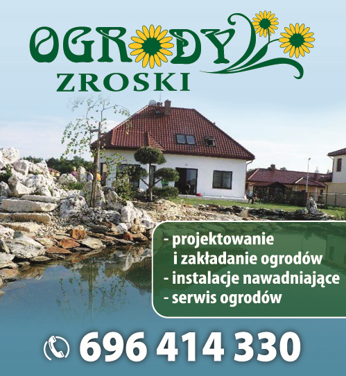 OGRODY ZROSKI mgr inż. Damian Zroski Gorzów Śląski Projektowanie i Zakładanie Ogrodów
