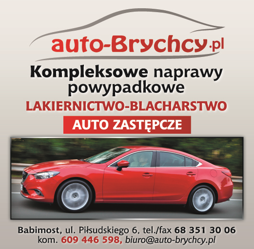 AUTO-BRYCHCY.PL Babimost Kompleksowe Naprawy Powypadkowe/ Lakiernictwo/ Blacharstwo/ Auto Zastępcze