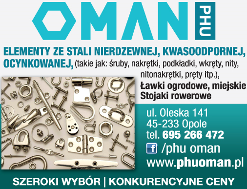 OMAN PHU ELEMENTY ZE STALI NIERDZEWNEJ Opole 