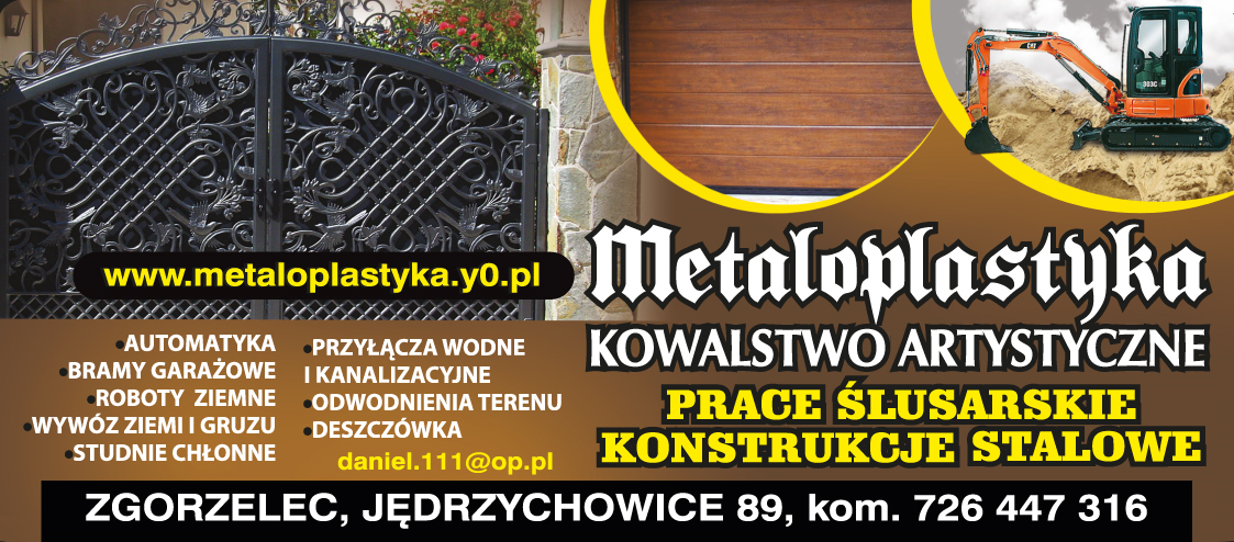 Metaloplastyka Kowalstwo Artystyczne Jędrzychowice, Zgorzelec- Prace ślusarskie - Konstrukcje stalow