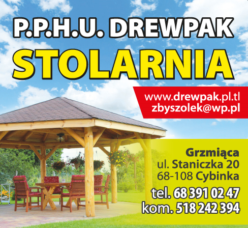 P.P.H.U. DREWPAK STOLARNIA Grzmiąca, powiat słubicki - Produkcja wyrobów ogrodowych z drewna