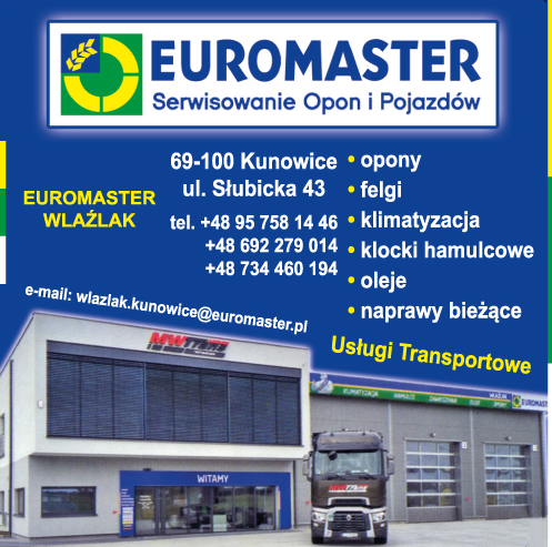 EUROMASTER Wlaźlak Serwisowanie Opon i Pojazdów Kunowice-OPONY,FELGI, KLIMATYZACJA, KLOCKI HAMULCOWE