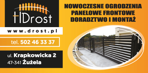 SYSTEMY OGRODZEŃ Hubert Drost Żużela Nowoczesne Ogrodzenia / Panele Frontowe