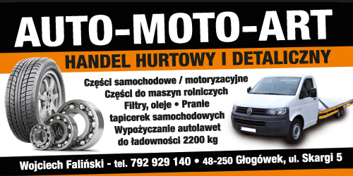 AUTO-MOTO-ART Wojciech Faliński Głogówek Części Samochodowe / Motoryzacyjne