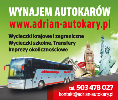 ADRIAN Przewozy Autokarowe Chwaszczyno Wynajem Autokarów / Wycieczki Krajowe i Zagraniczne