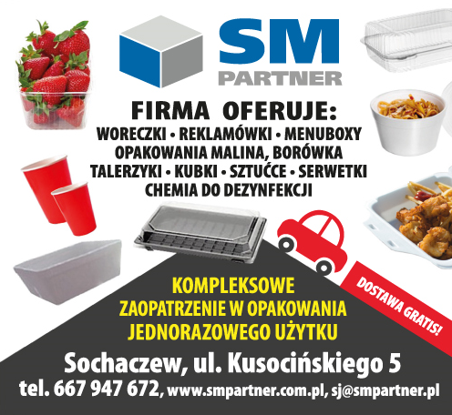 SM PARTNER Sochaczew Kompleksowe Zaopatrzenie w Opakowania Jednorazowego Użytku